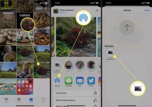Cách gửi ảnh từ iPhone sang máy Mac