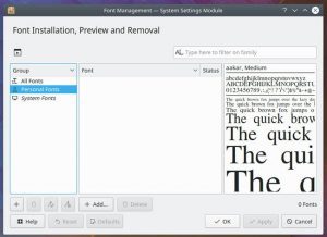Cài đặt và sử dụng font trong Linux