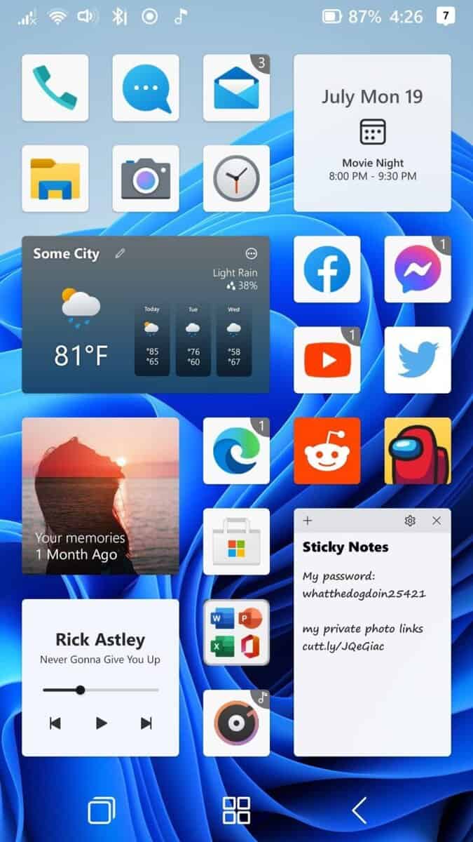 Concept Windows 11 Mobile: Giao diện Windows 11 trên mobile trông sẽ như thế nào?