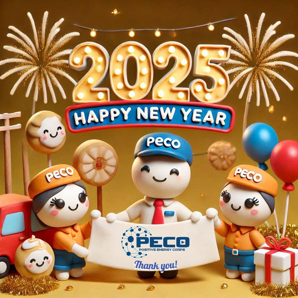 PECO chúc mừng năm mới 2025
