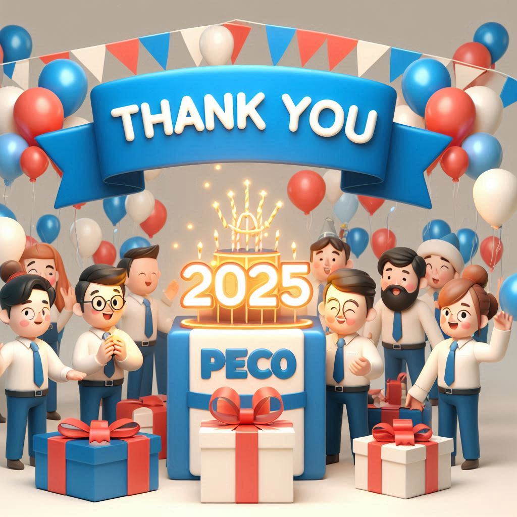 PECO chúc mừng năm mới 2025