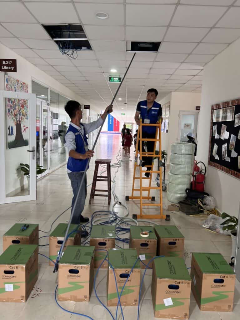 Thi công mạng doanh nghiệp cáp đồng
